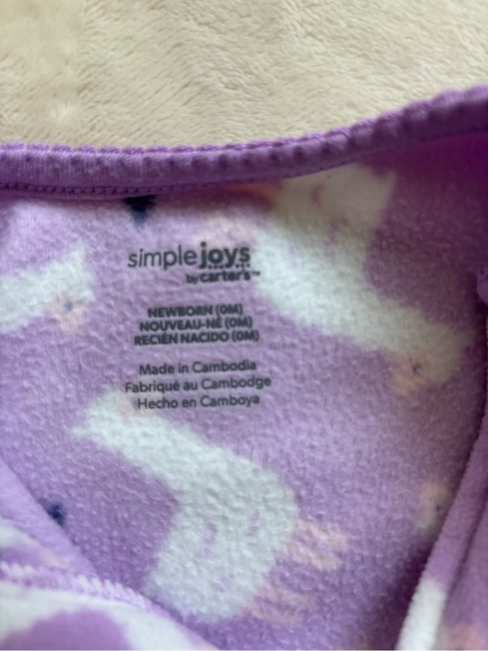Carter’s Fleece Pajamas Newborn